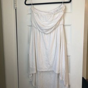 Express White High-Low Dress